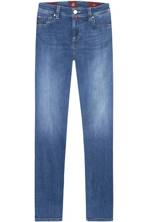 sartoria tramarossa Jeans, Herre, Blå, W33, Bomuld, Lysblå bomuld jeans bukser