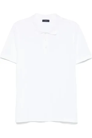 FAY Top, Herre, Hvid, 2XL, Bomuld, Hvid T-shirt og Polo