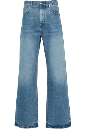 Jacquemus Jeans, Herre, Blå, W30, Denim, The straight de-Nîmes denim bukser