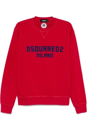 Dsquared2 Sweathshirts & Hoodies, Herre, Rød, L, Røde Sweaters til Mænd