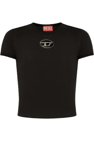 Diesel Top, Dame, Sort, M, Afslappet T-shirt