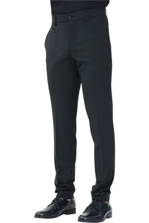 Patrizia Pepe Bukser, Herre, Sort, XS, Elegant Sorte Bukser Slim Fit