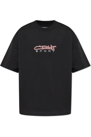 Carhartt Top, Herre, Sort, XL, Bomuld, T-shirt med tryk