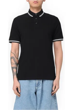 Emporio Armani Top, Herre, Sort, 2XL, Strikket Polo