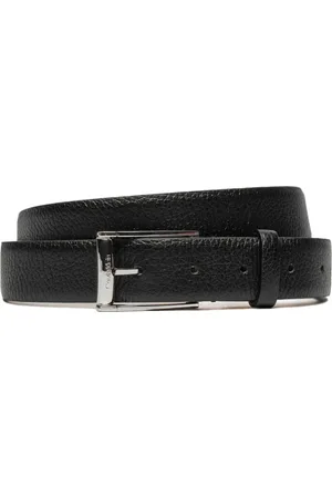 Calvin Klein Tilbehør, Herre, Sort, 100 CM, Læder, Croc Læderbælte