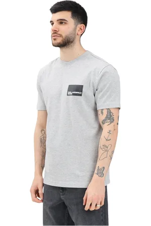 Karl Lagerfeld Top, Herre, Grå, S, Bomuld, T-shirts og Polos