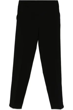 D.EXTERIOR Bukser, Dame, Sort, XS, Polyester, Sort Crepe Tekstur Plisserede Bukser