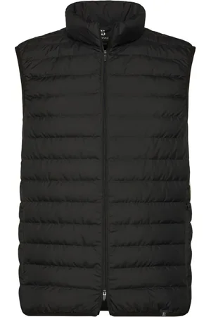 Boggi Milano Jakke, Herre, Sort, L, Polyester, Veste sans manches en duvet d`oie