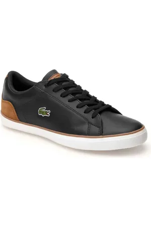 Lacoste Sko, Herre, Sort, 42 1/2 EU, Læder, Lerond 118 1 Sneakers