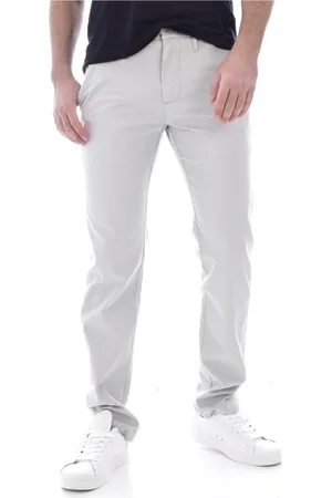 Guess Bukser, Herre, Grå, W29, Bomuld, Stretch Bomuldsbukser - Straight Fit