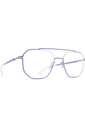 MYKITA Tilbehør, unisex, Lilla, 53 MM, Uld, Arvo Briller i Champagne Guld