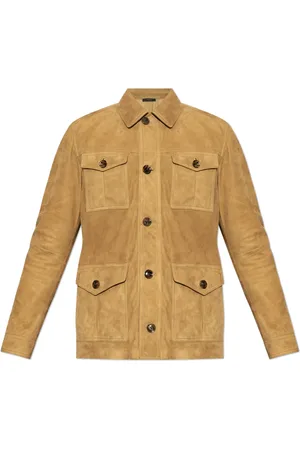 Tom Ford Jakke, Herre, , L, Suede, Suede Four Pocket Jakke