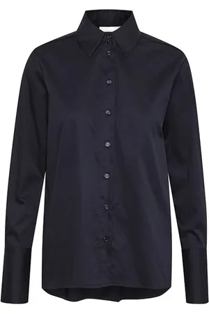 INWEAR Bluser & Skjorter, Dame, Blå, XS, Bomuld, Vexiw Shirt Bluser 30105986