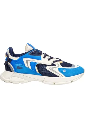 Lacoste Sko, Herre, Flerfarvet, 44 EU, Læder, Urbane Sporty Sneakers med Reflekterende Detaljer