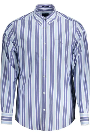 GANT Skjorte, Herre, Blå, S, Blå Langærmet Button-Down Skjorte