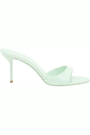 PARIS TEXAS Sko, Dame, Grøn, 36 1/2 EU, Læder, Lidia Patent Læder Stiletto Sandaler