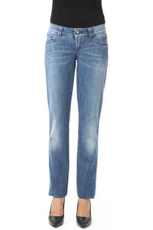 Byblos Jeans, Dame, Blå, W26, Regular Fit Jeans med for- og baglommer