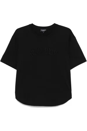 Emporio Armani Top, Dame, Sort, M, Sort Capsule T-shirts og Polos