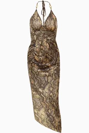 Roberto Cavalli Kjole, Dame, Brun, S, Brun kjoler