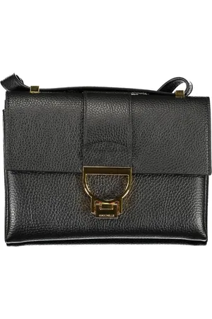 Coccinelle Taske, Dame, Sort, ONE SIZE, Uld, Sort dame skuldertaske med lynlås