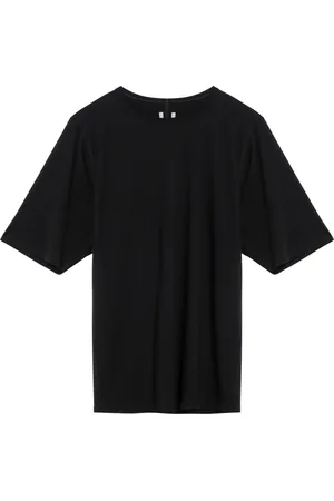 Rick Owens Top, Herre, Sort, M, Bomuld, Kortærmet rund hals T-shirt