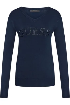 Guess Strik, Dame, Blå, S, Uld, Anne vs LS Sweater