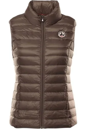 Jott Jakke, Dame, Brun, 4XL, Seda Sleeveless Puffer Jacket