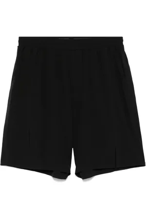 Y-3 Shorts, Herre, Sort, L, Sort Elastisk Taljeshorts med Lommer
