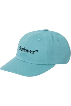 Sunflower Tilbehør, unisex, Blå, ONE SIZE, Bomuld, Twill Cap med Frontbroderi