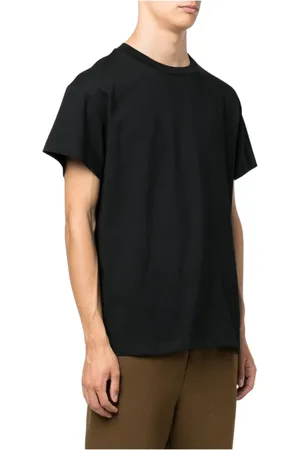 Jil Sander Top, Herre, Sort, S, Bomuld, Logo Bomulds T-shirt 3-Pak Sort