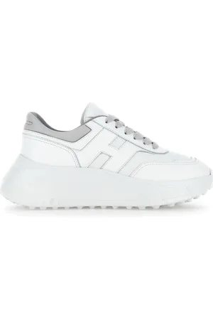 Hogan Sko, Dame, Hvid, 38 EU, Uld, Hvide Sneakers til et stilfuldt look