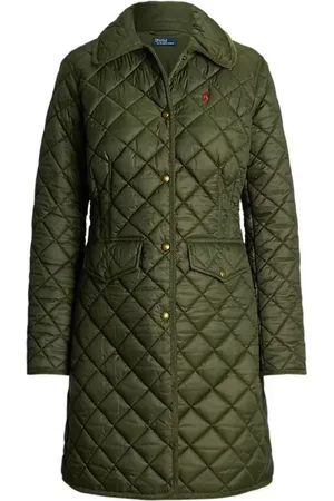 Ralph Lauren Frakke, Dame, Grøn, L, Uld, Stilfuld Jakke til Mænd