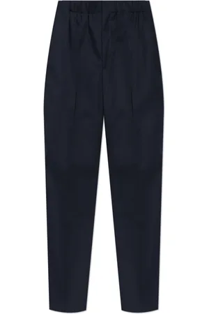 Jil Sander Bukser, Herre, Blå, M, Uld, Uldbukser