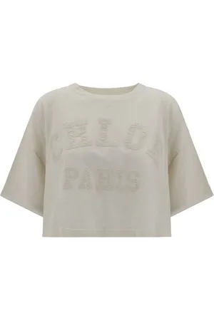 Chloé Top, Dame, , S, Ribbet Crew Neck Logo T-shirt