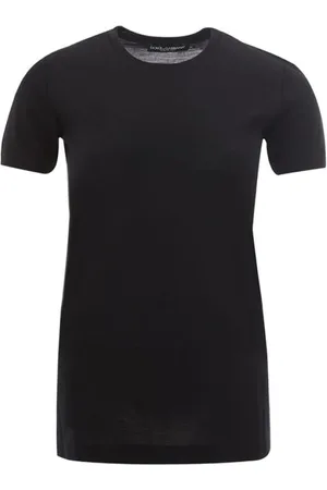Dolce & Gabbana Top, Dame, Sort, M, Bomuld, Sort Bomuld Toppe & T-shirt