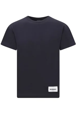 Jil Sander Top, Herre, Sort, S, Bomuld, Bomuld Logo Tee Pakke x3