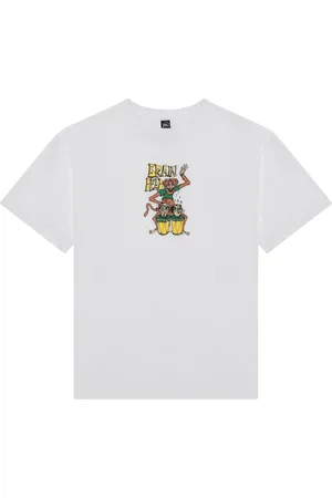 Brain Dead Top, Herre, Hvid, XL, Bomuld, Kortærmet rund hals T-shirt