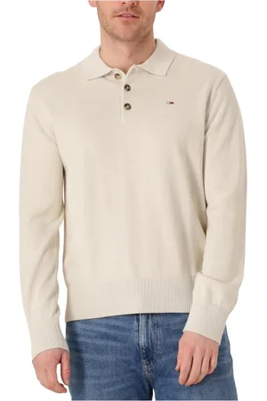 Tommy Hilfiger Top, Herre, , L, Uld, Slim Essential Polo Sweater i