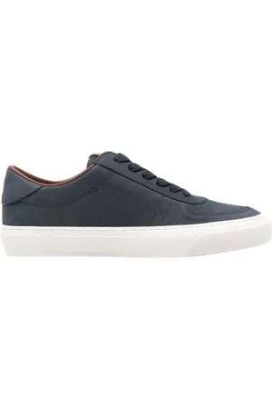 Moncler Sko, Herre, Blå, 41 1/2 EU, Uld, Blå Sneakers Original Design Italien