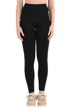 Max Mara Bukser, Dame, Sort, M, Basilea Logo Leggings