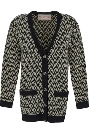 VALENTINO Strik, Dame, Sort, M, Uld, Stilfuldt Strik til Kvinder