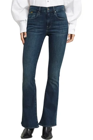 G-Star Jeans, Dame, Blå, W27 L32, Bootcut Flare Jeans