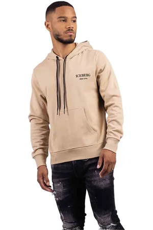 Iceberg Sweathshirts & Hoodies, Herre, Brun, XL, Bomuld, 5C Felpa Hættetrøje