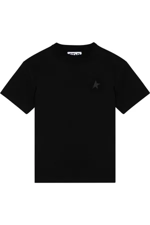 Golden Goose Top, Dame, Sort, XS, Bomuld, Kortærmet rund hals T-shirt