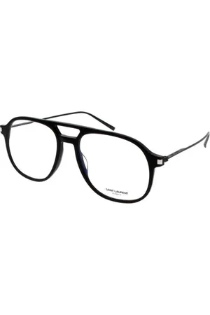 Saint Laurent Tilbehør, unisex, Sort, 55 MM, Klassiske Sorte Solbriller SL 626