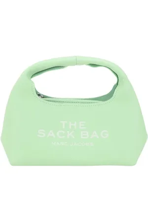 Marc Jacobs Taske, Dame, Grøn, ONE SIZE, Læder, Mini Sæk Læderhåndtaske