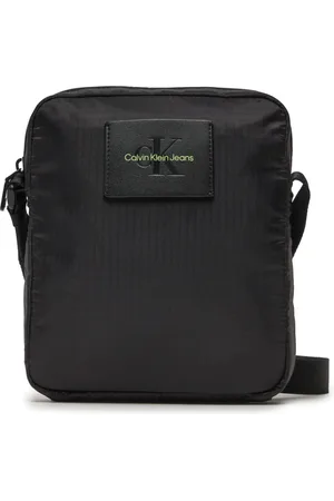Calvin Klein Taske, Herre, Sort, ONE SIZE, Uld, Essentials Textile Skuldertaske