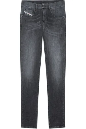 Diesel Jeans, Herre, Grå, W29, Denim, Slim-fit Denim Jeans