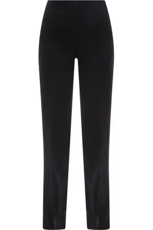 Salvatore Ferragamo Bukser, Dame, Sort, 2XS, Tyl, Luksuriøse Sorte Viskoseblandede Bukser