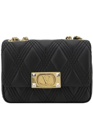 VALENTINO GARAVANI Taske, Dame, Sort, ONE SIZE, Uld, Quiltie 67 Skuldertaske
